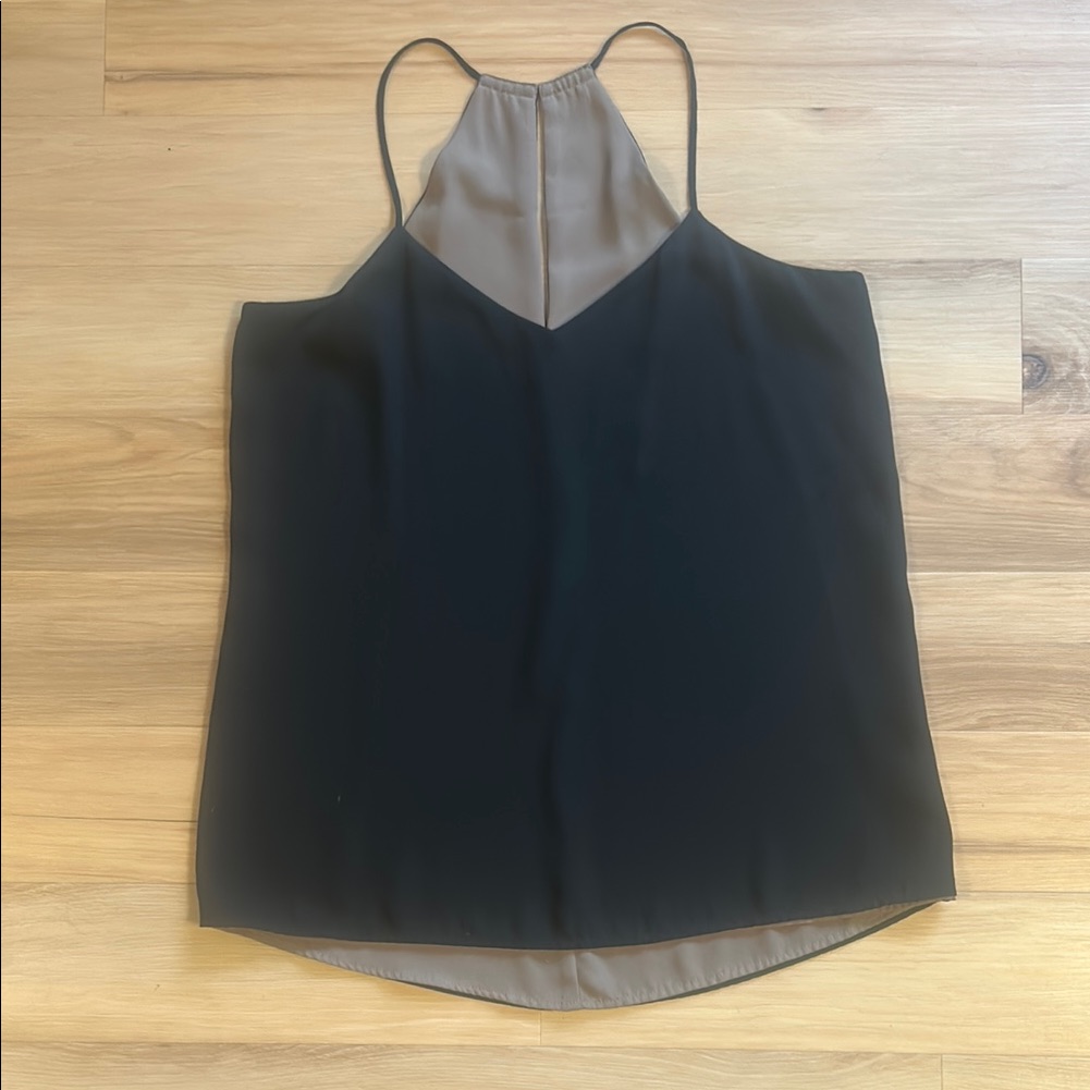 Black Express Reversable Asymmetrical Backless Camisole